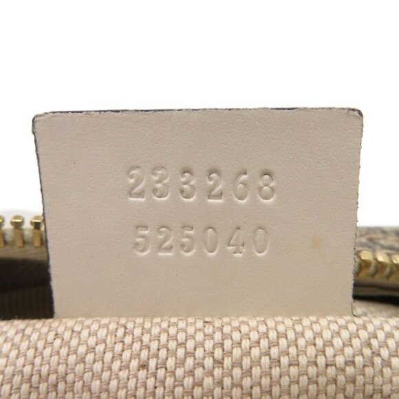 GUCCI Authentic Brown Canvas Shoulder Bag - Picture 9 of 10